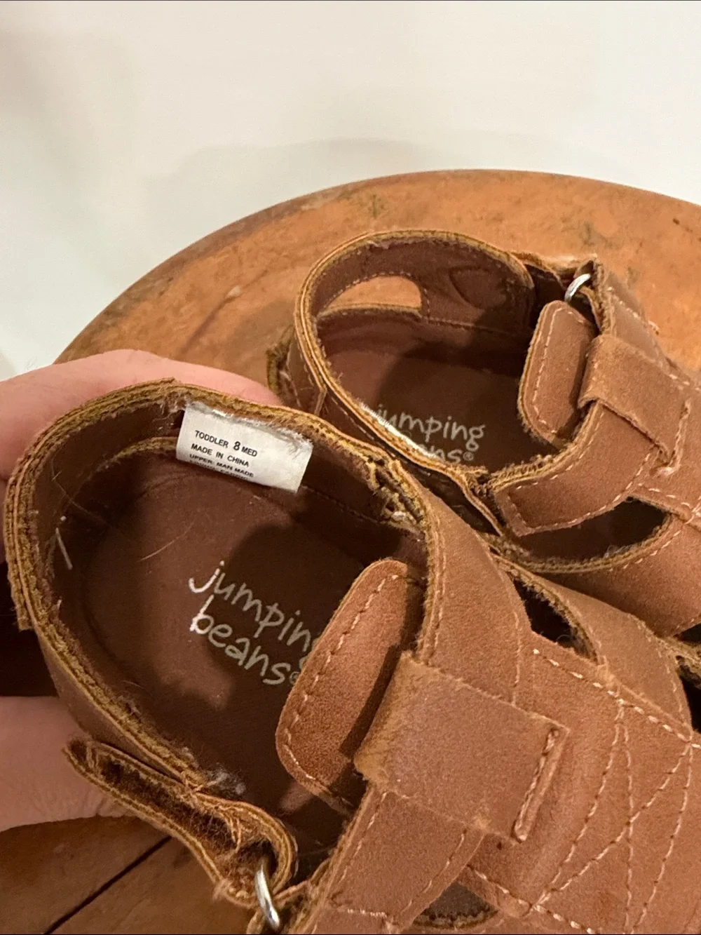 Jumping Beans Kids Brown Sandals US 8